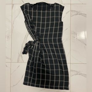 Loft Black and White Work Dress